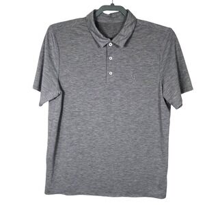 Vuori Gray Heather Performance Polo